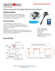 online viscometer viscosity milk oil hydramtion