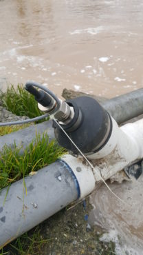 Pond installation suspended solids management