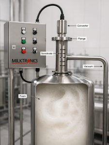 tank defoamer ultrasound